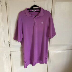 Peter Millar Summer Comfort Golf Polo Purple Men’s XL